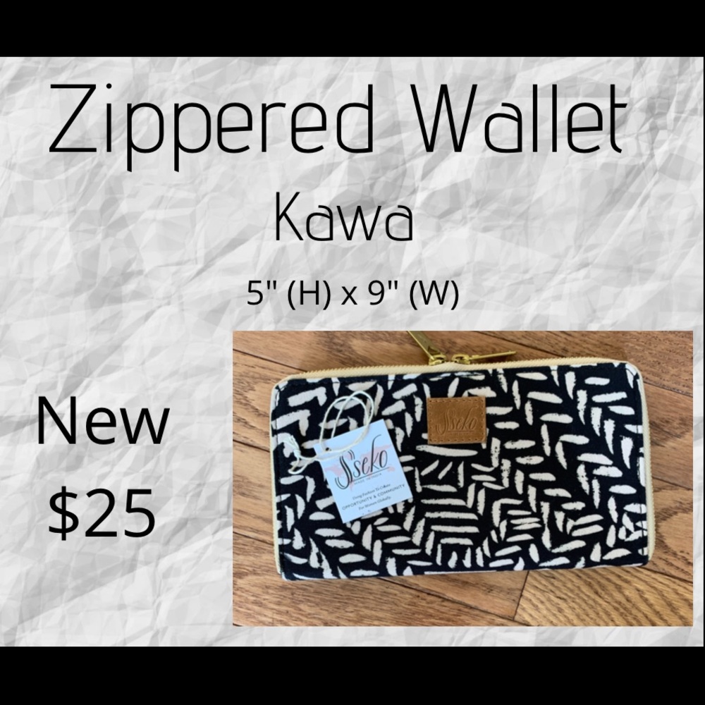 Sseko Zipper Wallet Kawa
